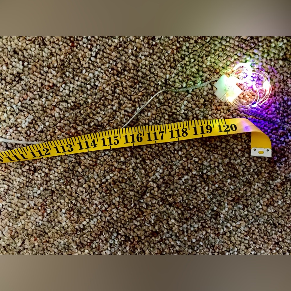 Multi Color Multi Function Light Curtain USB Plug 120” Wide Each Strand 40” Long - Picture 14 of 15